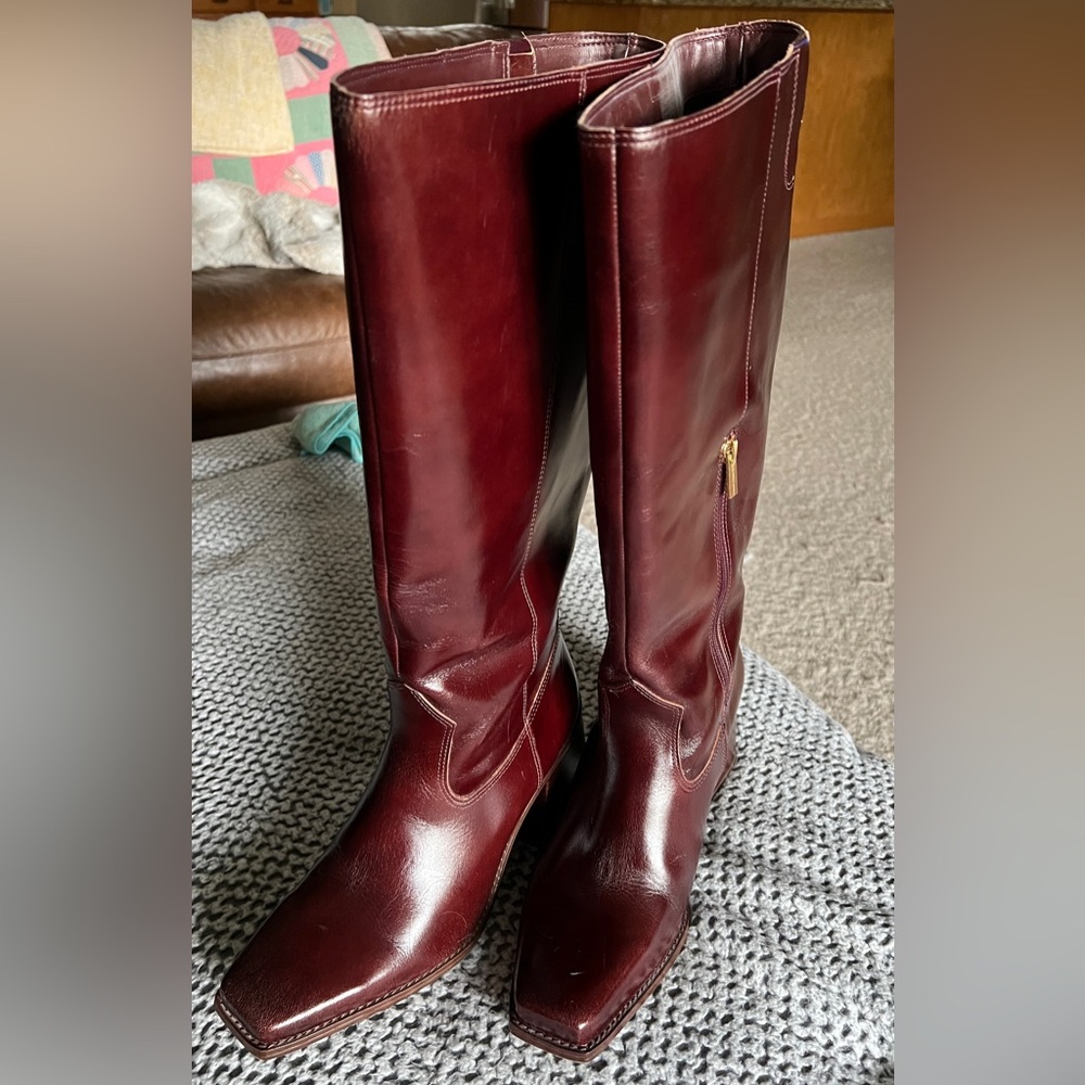 Vince Camuto Burgundy Sangetti Boots